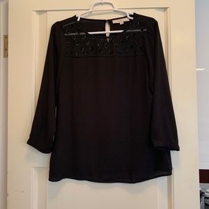 Black Loft blouse